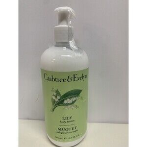 Crabtree & Evelyn LILY Body‎ Lotion 16.9 oz New